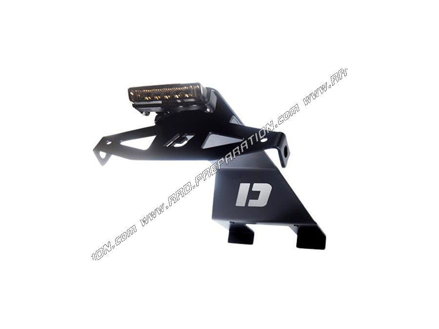 DOPPLER undertray for RIEJU MRT, MRT PRO, MARATHON 125cc black aluminum with integrated light