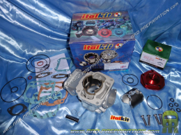 Kit 140cc ITALKIT mono segment avec culasse pour moteur 125cc ROTAX 122, aprilia RS, AF1, EUROPA, PEGASO, et autres 2 temps