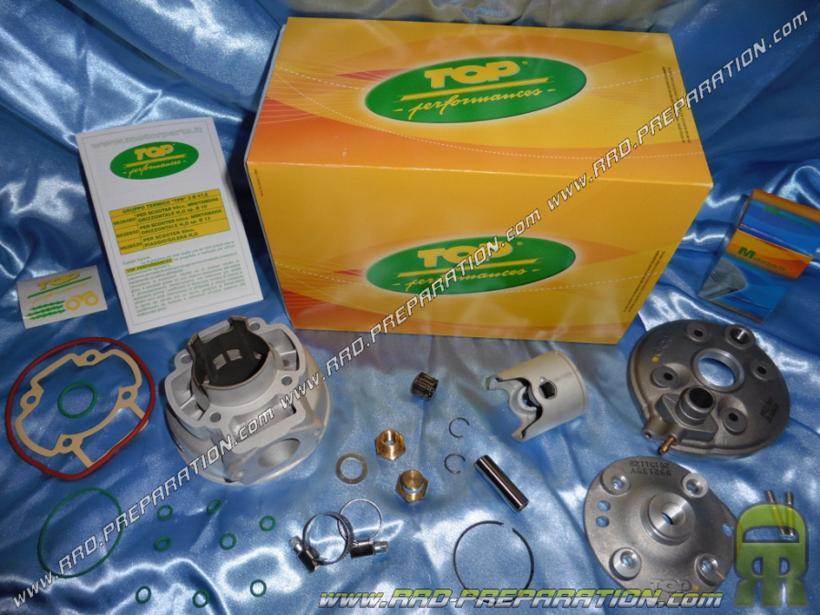 Kit 70cc Ø47,6mm TOP PERFORMANCES TPR 2 mono segmento aluminio scooter PIAGGIO Liquid (NRG, RUNNER...)