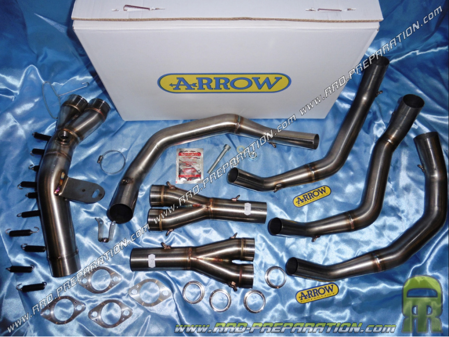 Collecteur ARROW RACING pour silencieux ARROW ou ORIGINE sur Kawasaki Z 900 E 2017/2018