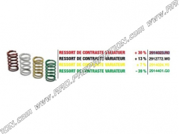 Thrust spring MALOSSI RED, WHITE, YELLOW or GREEN maxiscooter YAMAHA T MAX 500, 530, 560 and KYMCO AK 550