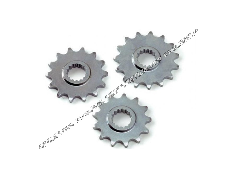 Box output sprocket FRANCE EQUIPEMENT number of teeth to choose from for APRILIA CLASSIC and RS 50 1992 to 2001 chain 415