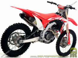 Par de silenciadores de escape ARROW OFF ROAD TITANIUM para colector ARROW u ORIGIN en Honda CRF 450 R 2019