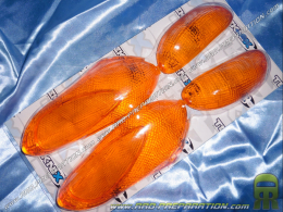 Cabochons clignotants TEKNIX orange pour scooter GILERA STALKER