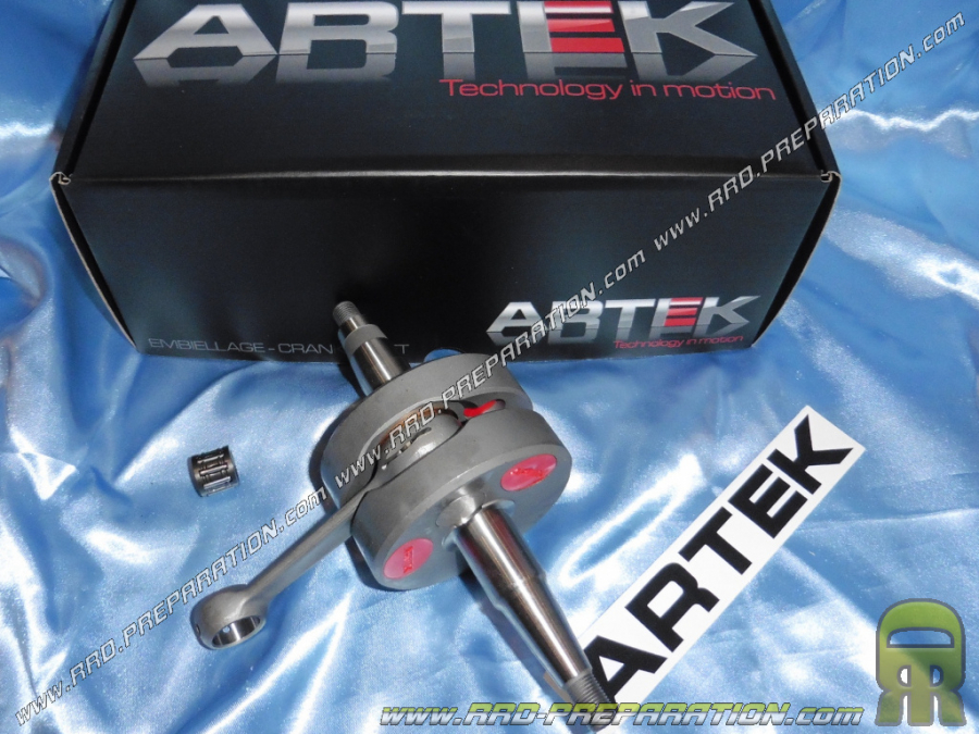 Crankshaft, connecting rod assembly ARTEK K2 EVO race 40mm for mécaboite driving DERBI euro 3 & 4