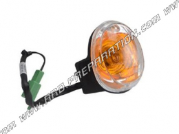 Front left or right YAMAHA black / orange turn signal approved for MBK BOOSTER and YAMAHA BW'S scooters from 2004