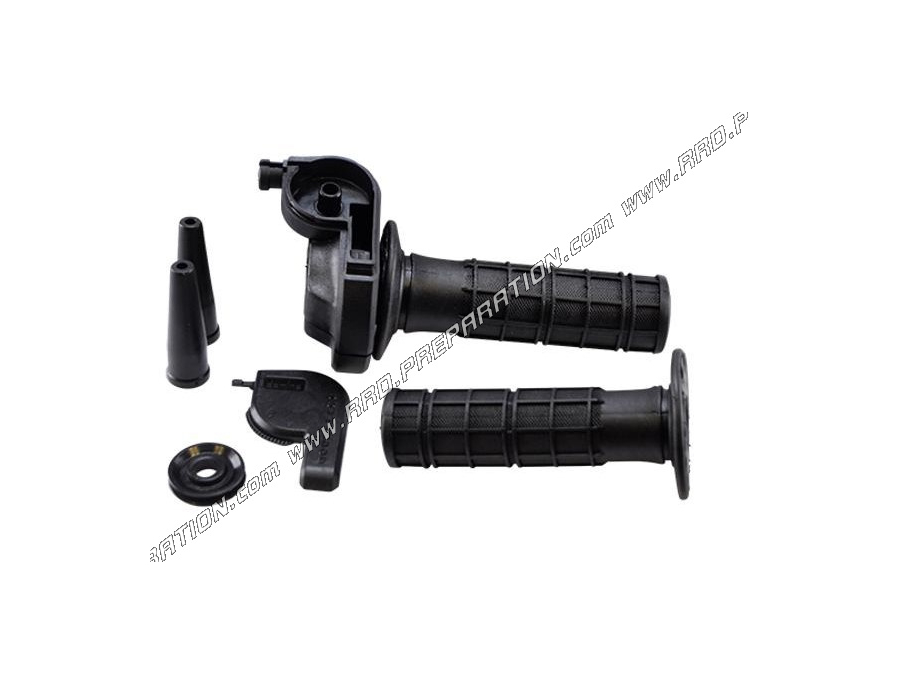 Accelerator handle, quick draw DOMINO COMMANDO V2 with black coatings