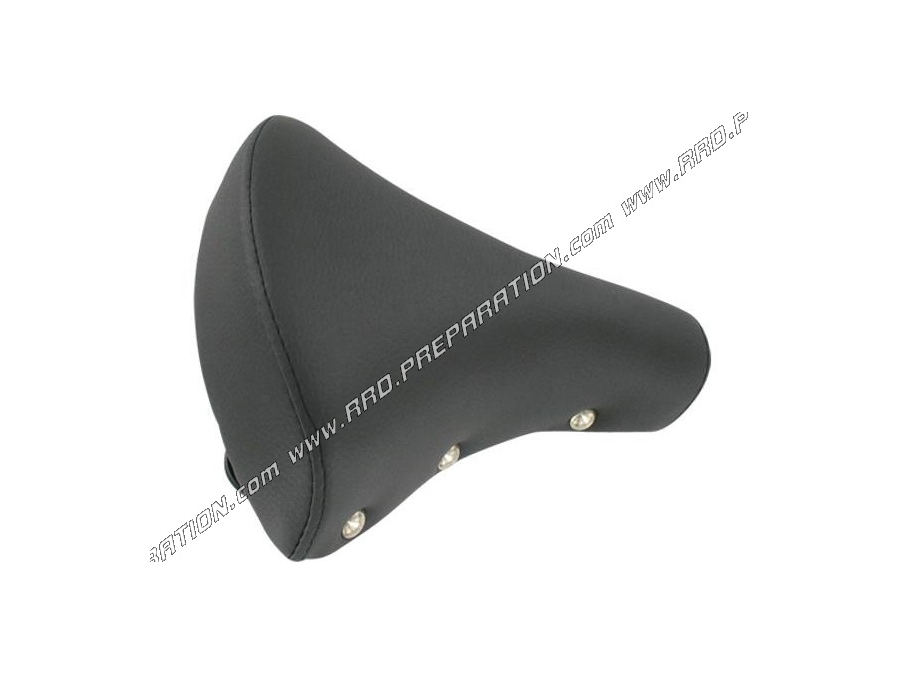 Selle noire CGN avec ressort type origine pour cyclomoteur SOLEX