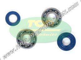 Kit of crankshaft bearings + reinforced oil seals TOP PERFORMANCES scooter PIAGGIO / GILERA (Typhoon, NRG...)