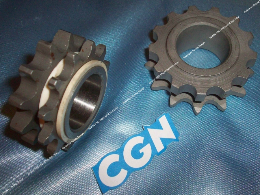 Pignon CGN en 415 pour MBK 51 / MOTOBECANE AV10 / AV7 / MOBYLETTE, nombre de dents aux choix