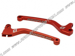 Pair of red DOPPLER brake levers for YAMAHA , MBK, BOOSTER, STUNT, ROCKET.... from 2004