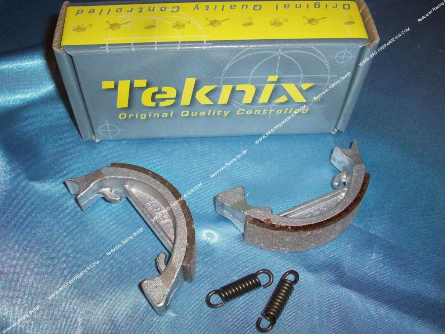 Zapatas de freno delanteras o traseras Ø80mm por espesor 20mm TEKNIX para PEUGEOT 103 / MBK 51 / MOTOBECANE AV10 / AV7