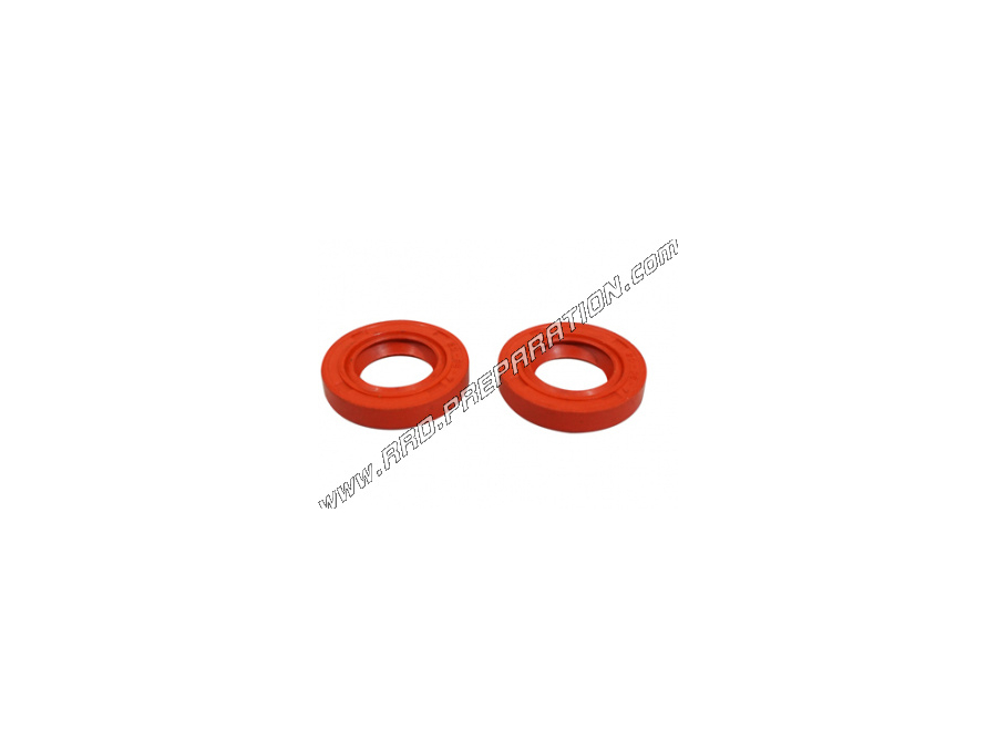 Pair of 2 P2R crankshaft spy seals (spi seal) for mécaboite engine DERBI euro 1, 2 & 3