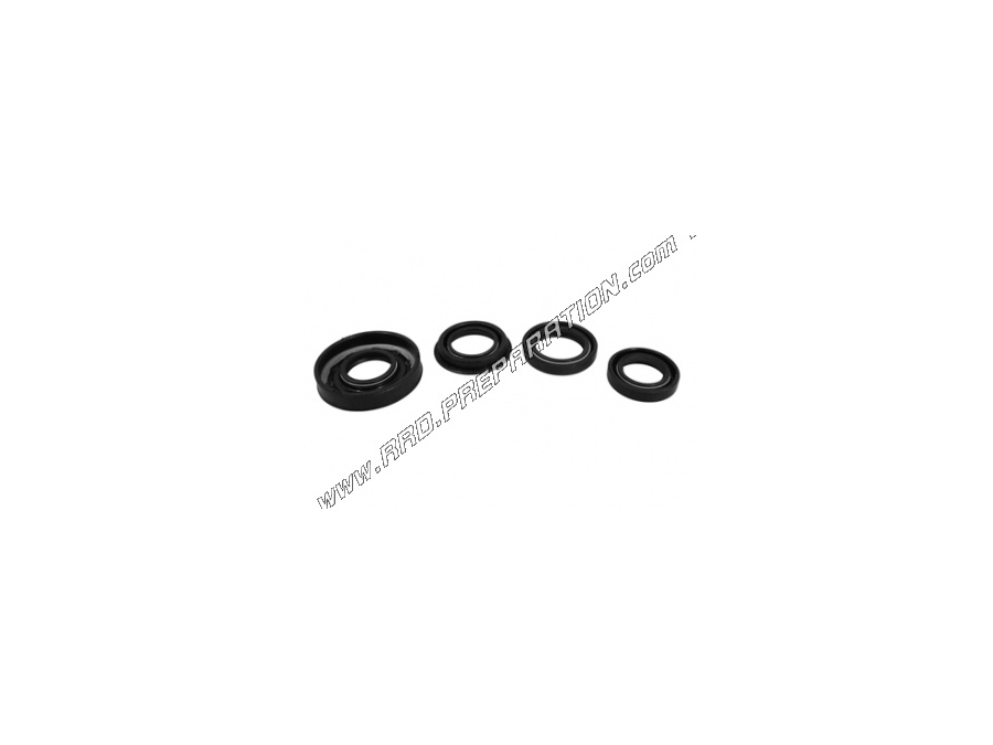 Pack of 4 P2R seals for minarelli scooter (booster, bws, nitro, aerox...)