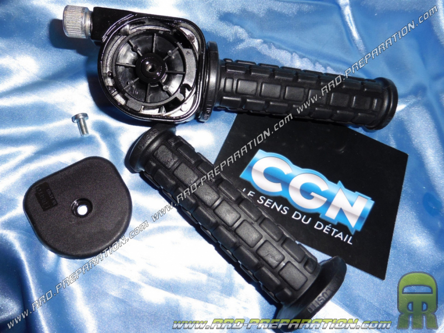 Accelerator handle, quick pull CGN black metal