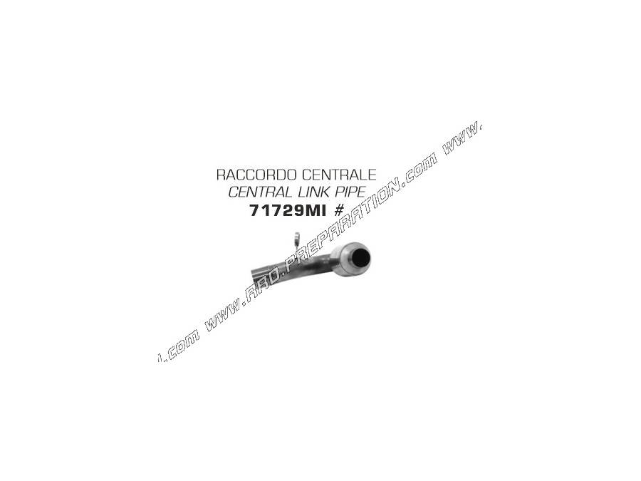 ARROW non-catalysed connector for ARROW silencer on BMW F 900 R and F 900X R 2020