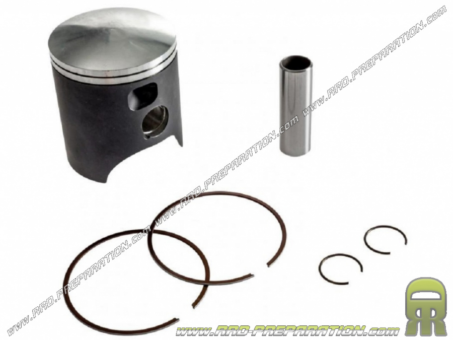 Piston bi segments ITALKIT Ø70,00mm à Ø71,50mm axe 20mm pour cylindre origine sur moto BULTACO MK 11 et 12 250cc 2T