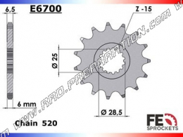 Chain sprocket FRANCE EQUIPEMENT for QUAD YAMAHA 700 YFM RAPTOR from 2007 to today