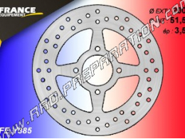 Disco de freno trasero Ø200mm FRANCE EQUIPEMENT para QUAD YAMAHA YFM RAPTOR 250, 350, 450, 700cc.. del 2004