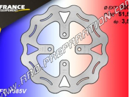 Disque de frein arrière wave Ø200mm FRANCE EQUIPEMENT pour QUAD YAMAHA YFM RAPTOR 250, 350, 450, 700cc.. à partir de 2004