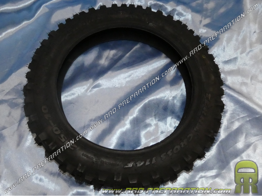 DELI TIRE SB114 TT CROSS 2.50 y 2.75 Neumático de 10 pulgadas para pite bike, scooter, moto...