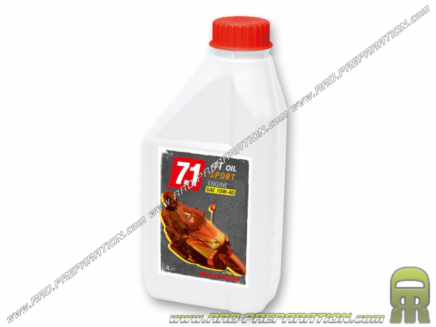 Semi-synthetic engine oil 10W40 MALOSSI SPORT ENGINE SAE 7.1 4-stroke 1L