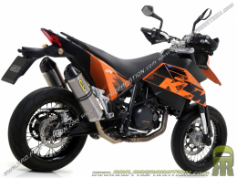 Kit de escape ARROW Race-Tech para colector original en KTM 690 SM de 2006 a 2012