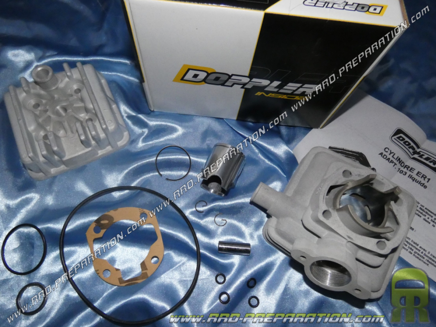Kit 50cc complete with liquid aluminum cylinder head DOPPLER for Peugeot 103, fox & Honda wallaroo