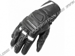Par de guantes ADX SHAFTER negros/blancos homologados de entretiempo tallas medias a elegir