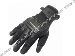 Pair of ADX VENTURA black / yellow gloves approved mid-season mid-length sizes to choose from