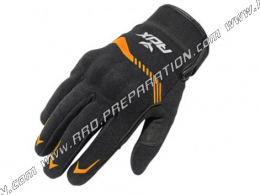 Paire de gants ADX VISTA noir / orange KTM homologué mi-saisons court tailles aux choix