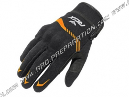 Par de guantes ADX VISTA negro / naranja cortos de entretiempo homologados por KTM tallas a elegir