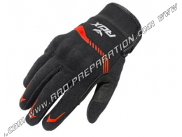 Pair of ADX VISTA gloves black / red HONDA approved mid-season short sizes to choose from