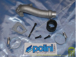Tubo de admision POLINI 3 agujeros para carburador flexible CP POLINI 24mm en scooter VESPA PK, XL, ETS, FL2, HP... 50 y 125