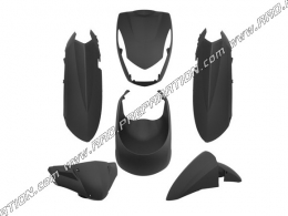 Kit de carenado P2R de 6 piezas para PEUGEOT KISBEE 2T y 4T negro mate