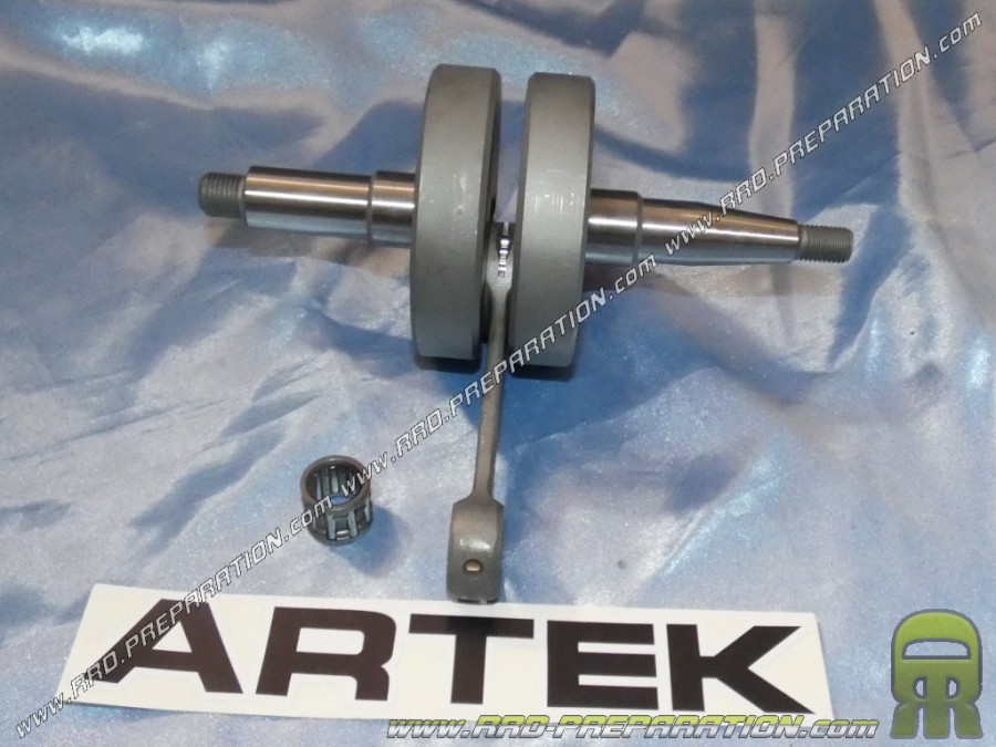 Crankshaft, connecting rod assembly ARTEK K2 EVO race 39mm for mécaboite driving MINARELLI AM6 Crankshaft, connecting rod assembly ARTEK K2 EVO race 39mm for mécaboite driving MINARELLI AM6