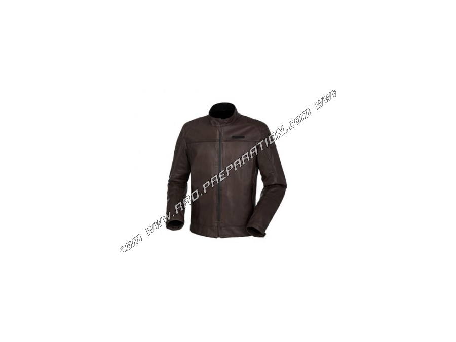 Blouson moto cuir TUCANO homme, avec protection épaules et coudes, homologué, taille au choix