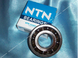 Bearing reinforced polyamide cage NTN 20X47X14mm for minarelli am6 and scooter, derbi, piaggio, 103 ...