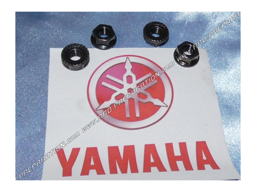 Ecrou de culasse YAMAHA renforcé a embase filetage M7 Peugeot 103 / MBK 51 / AM6 / DERBI…