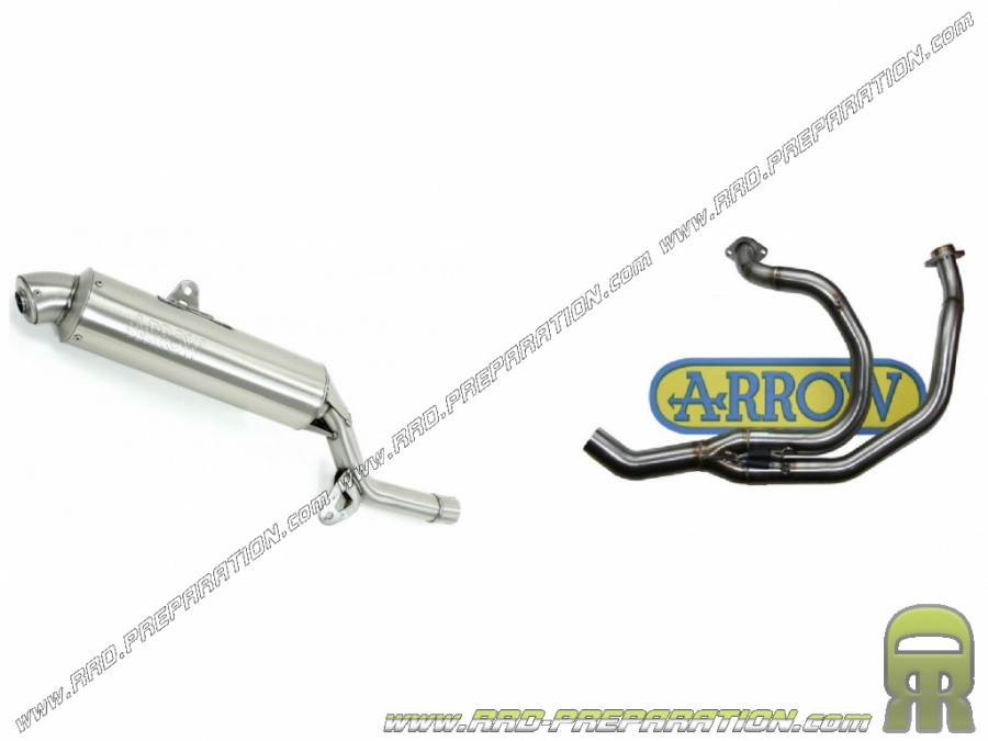 ARROW PARIS-DAKAR REPLICA complete exhaust line approved for HONDA XRV 750 AFRICA TWIN motorcycle from 1993 to 1995