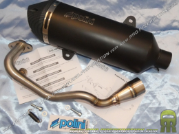 Exhaust POLINI BLACK PIAGGIO MEDLEY 125 and 150 (EURO 4)