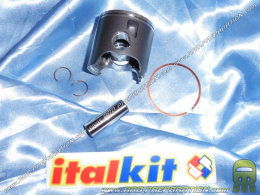 Pistón mono segmento PARMAKIT Ø50mm eje 12mm para kit 90cc aluminio PARMAKIT DERBI euro 1 / 2 & 3