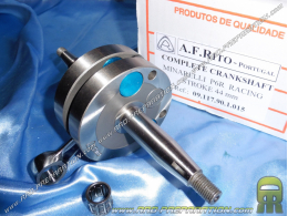 Crankshaft, connecting rod assembly RITO long stroke 44mm (Ø17mm bristles) for mécaboite minarelli P6R