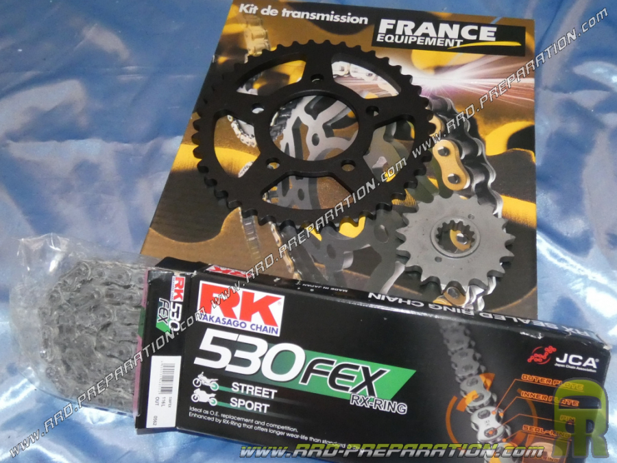 Kit chain EQUIPMENT reinforced for motorcycle HONDA CB 1000 BIG ONE from 1993 to 1998 teeth with the choices