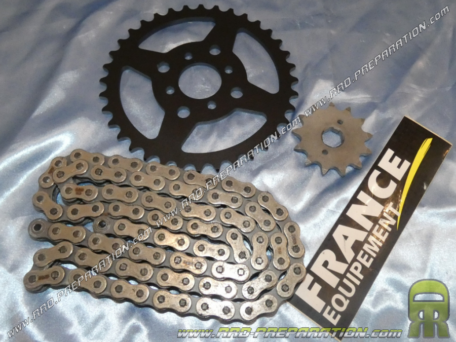 Kit chain FRANCE EQUIPMENT reinforced for QUAD BASHAN BS S11 250cc from 2006