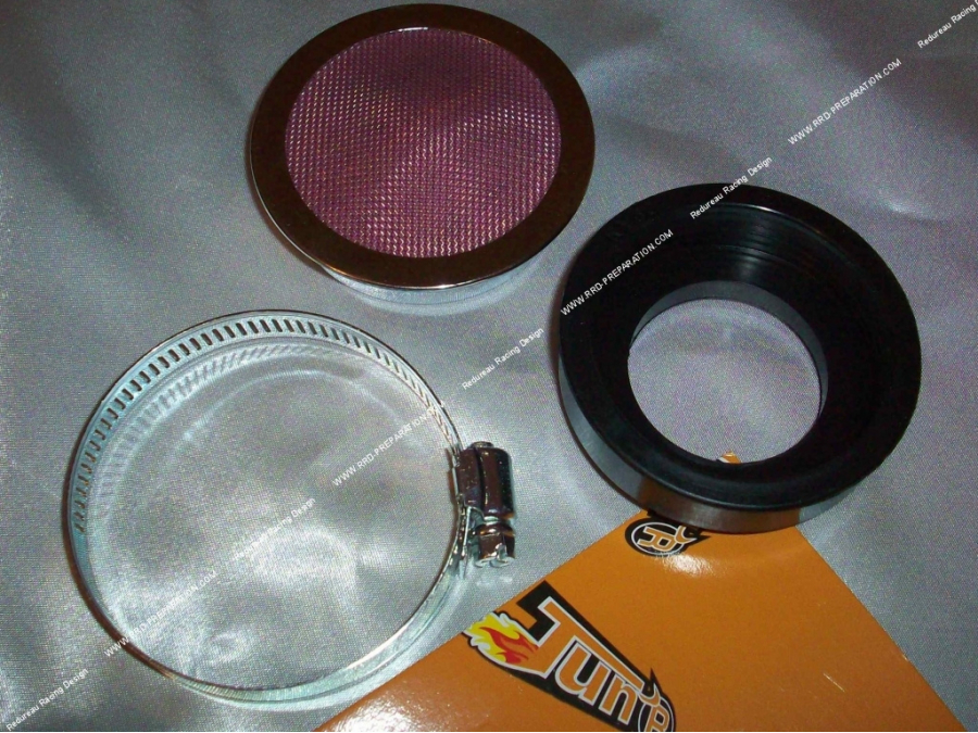 Air filter, TUN 'R Racing horn with filtering element for SHA Ø15 and 16mm carburettors