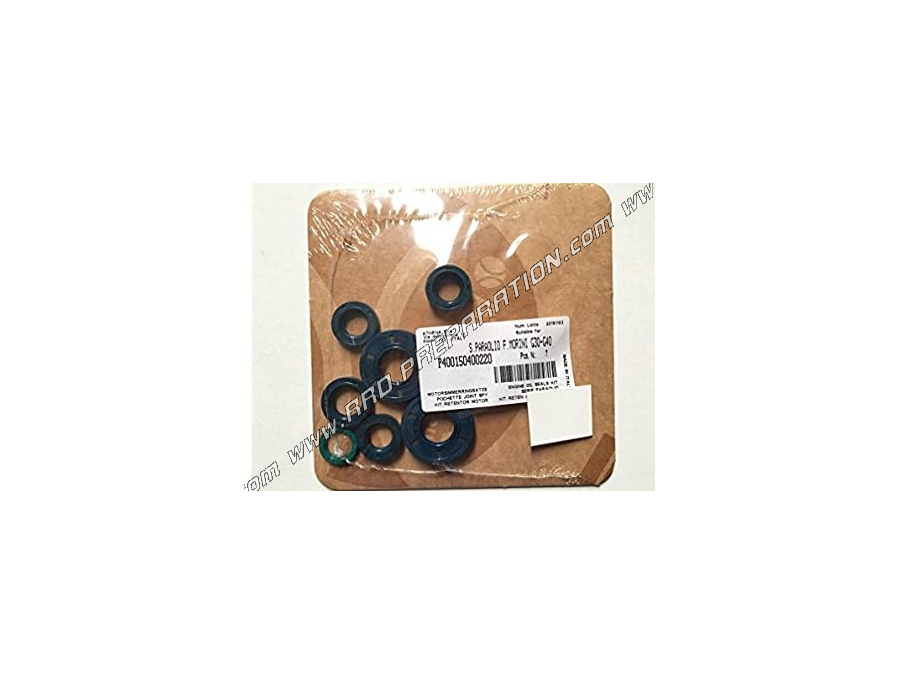 Kit of 7 complete ATHENA viton oil seals for MORINI G30, G40, G303, G304, MALAGUTI FIFTY 50 2T engine...