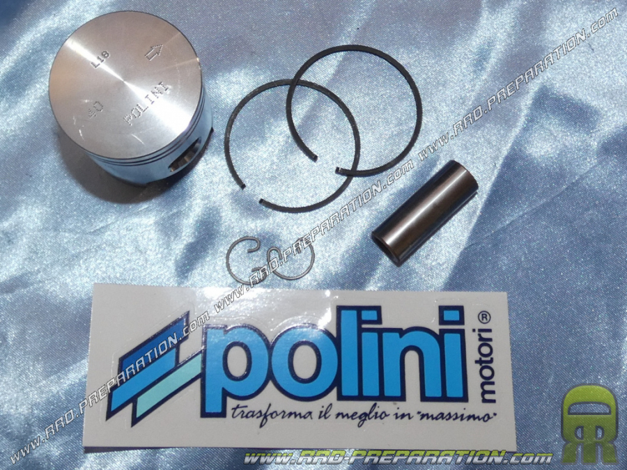 Bi-segment piston Ø40mm POLINI for pocket bike POLINI X5, XP5, XP1, MINICROSS ... Air cooling