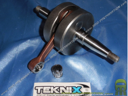 Cigüeñal, conjunto biela TEKNIX RACING race 39mm (Ø17mm silks) para motor mécaboite minarelli am6