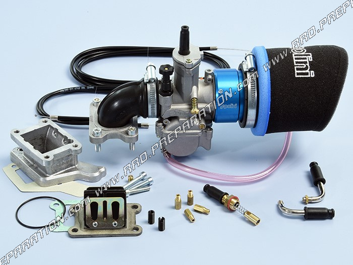 Ø30mm POLINI PWK carburetion kit with pipe, valves, air filter for